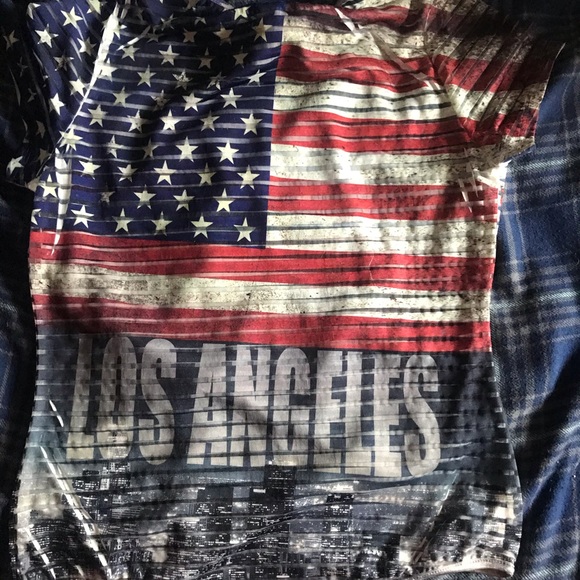 **SOLD**Brand new body suit with American flag - Picture 2 of 4